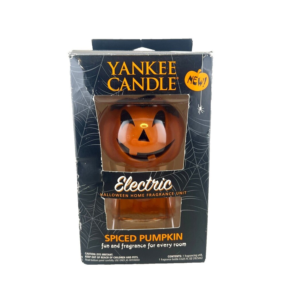 Yankee Candle Halloween Electric Fragrance Plug In Spiced Pumpkin Jack-O-Lantern